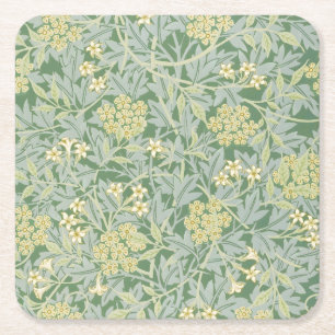 Morris Vine & Jasmine Garden Flower Classic Underlägg Papper Kvadrat