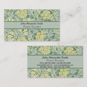 Morris Vine & Jasmine Garden Flower Classic Visitkort