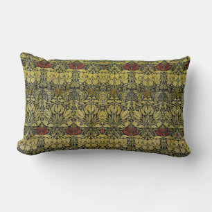 Morris - Vintage 1890 Tulip & Ro Flower Mönster Lumbarkudde