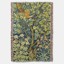 Morris Vintage Pheasant ekorre och Flower Mönster