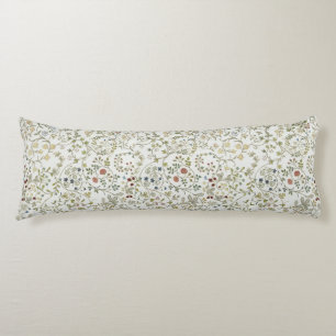 Morris vintage windrush broderi Blommönster Kroppskudde