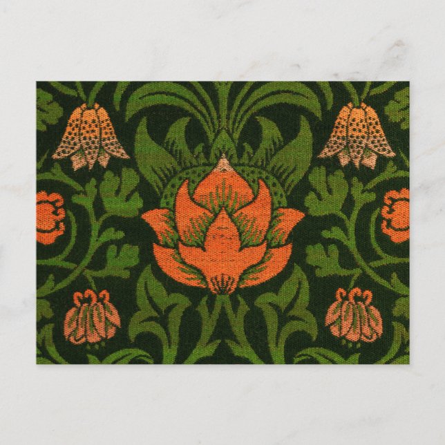 Morris - Violet and Columbine (stängningsvy) Vykort (Framsida)