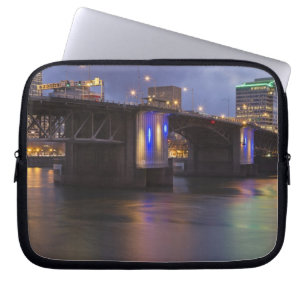 Morrison-bron över Willamettefloden Laptop Sleeve