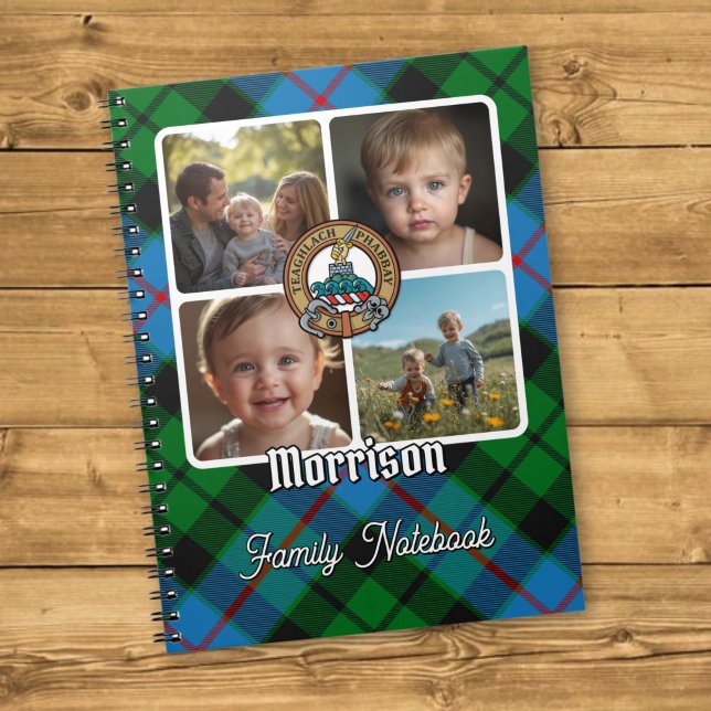 Morrison Familj Foto Collage Anteckningsbok (Skapare uppladdad)