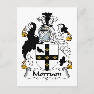 Morrison Family Crest Vykort