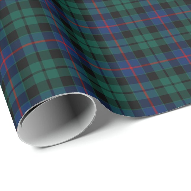 Morrison Klan Tartan Presentpapper (Rullad Hörn)