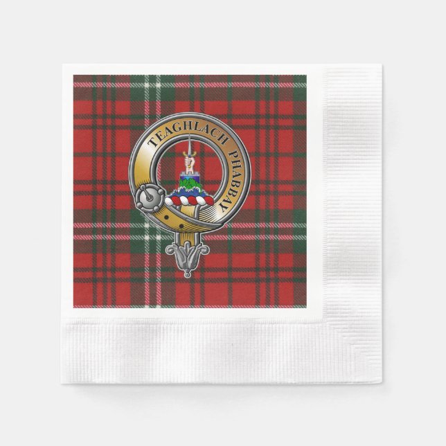 Morrison Tartan & Badge Pappersservett (Framsidan)