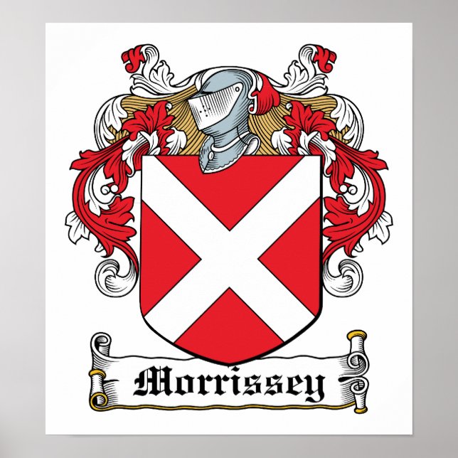 Morrissey Family Crest Poster (Framsidan)