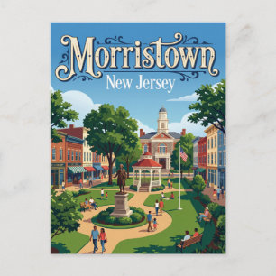 Morristown Green New Jersey Vykort