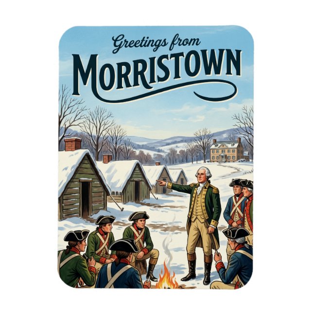 Morristown National Historical Park New Jersey Magnet (Vertikal)