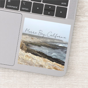Morro Bay California Ocean Photography Laptop Klistermärken
