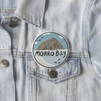 Morro Bay Central California Illustration Beach