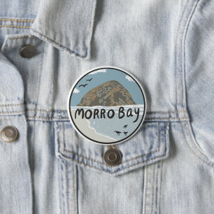 Morro Bay Central California Illustration Beach  Knapp