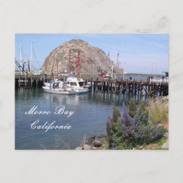 Morro Bay Fishing Dock, Kalifornien Vykort