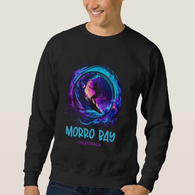 Morro Bay Kalifornien Lång Ärmad Tröja (Framsida)