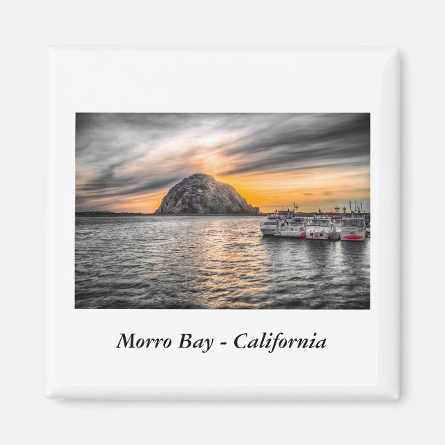 Morro Bay, Kalifornien Magnet (Framsidan)