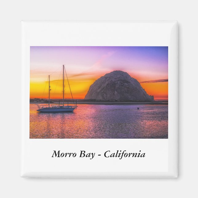 Morro Bay, Kalifornien Magnet (Framsidan)