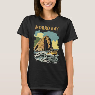 Morro Bay Kalifornien Rock Retro Resa T Shirt