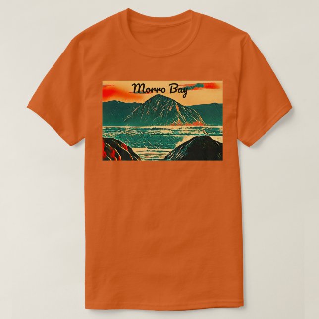 Morro Bay, Kalifornien, San Louis Obispo County Pr T Shirt (Design framsida)
