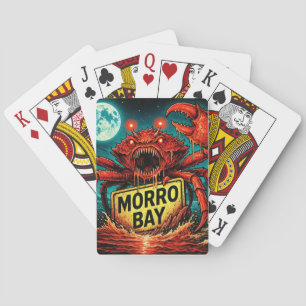 MORRO BAY, KALIFORNIEN SPELAR KORT. CASINOKORT