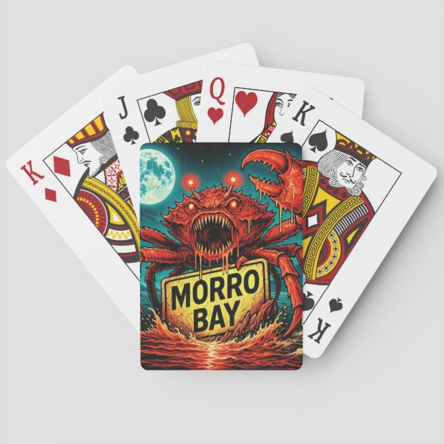 MORRO BAY, KALIFORNIEN SPELAR KORT. CASINOKORT (Baksidan)
