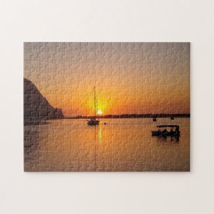 Morro Bay vid Sunset Pussel
