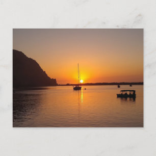 Morro Bay vid Sunset Vykort