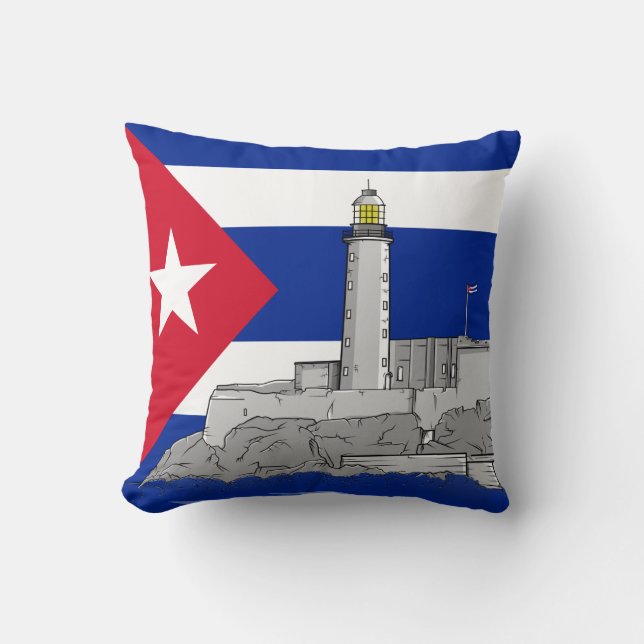 Morro Castle i Havana Kudde (Framsida)