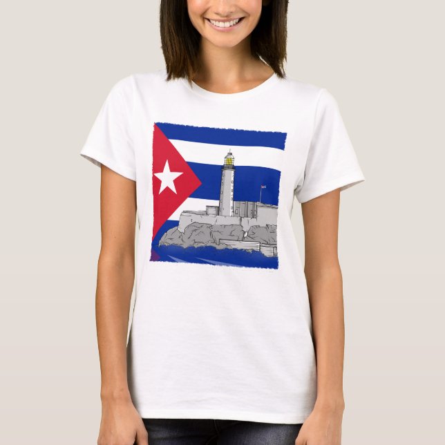 Morro Castle i Havana T Shirt (Framsida)
