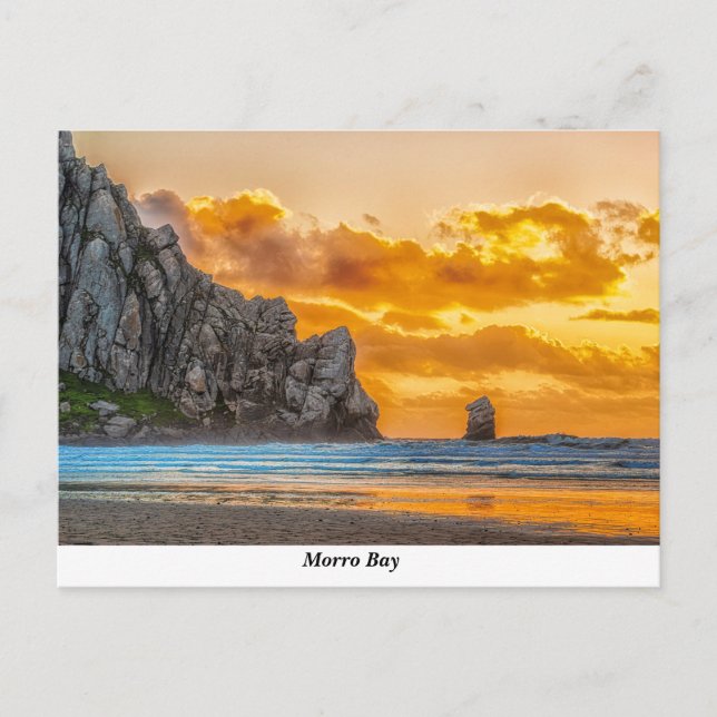 Morro Sten Beach-vykort Vykort (Framsida)