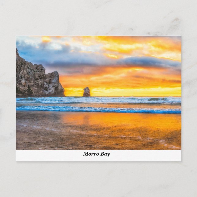 Morro Sten Beach-vykort Vykort (Framsida)