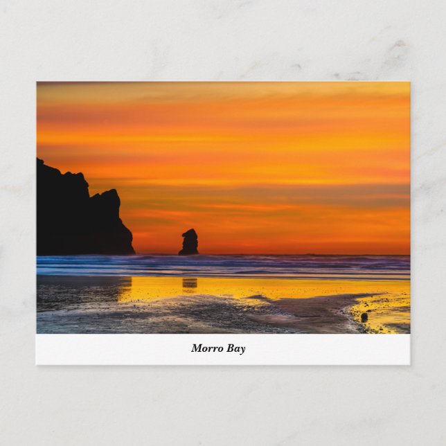 Morro Sten Beach-vykort Vykort (Framsida)