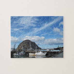 Morro sten, fiskebåtar och Embarcaderoen Pussel