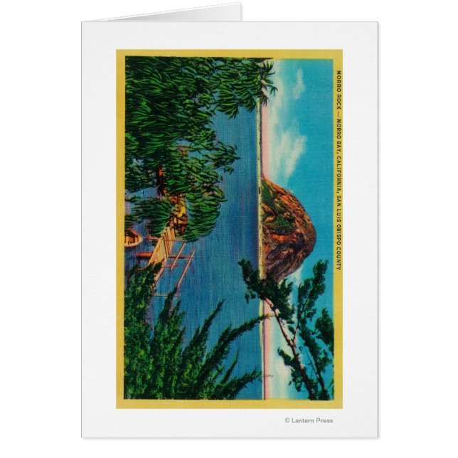 Morro Sten i San Luis Obispo County Hälsningskort (Framsidan)