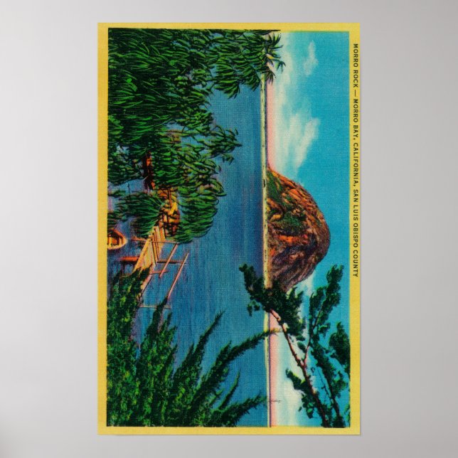 Morro Sten i San Luis Obispo County Poster (Framsidan)