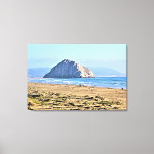 Morro Sten, Morro Bay, Kalifornien Canvastryck