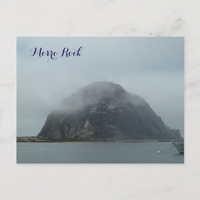 Morro Sten - Morro Bay, Kalifornien Vykort (Framsida)