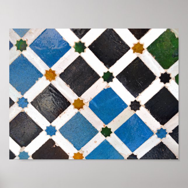 Morrocan Mosaic Decor Poster (Framsidan)