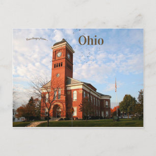 Morrow County Domstol Ohio Vykort