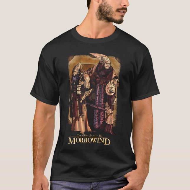 Morrowind Illustrationsvideo T Shirt (Framsida)