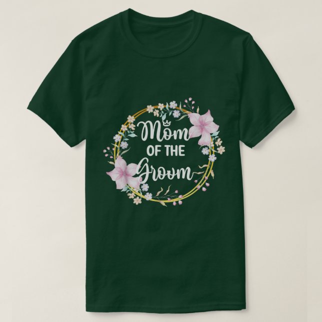 Mors bröllopsfest för brudgummen Bröllopsdagen Bru T Shirt (Design framsida)