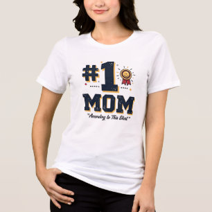 Mors dag (#1 MAMMA enligt denna skjorta)Lusnyj T Shirt