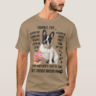 Mors dag 2021 Fransk Bulldog Mamma hund Kärlek T Shirt