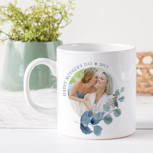 mors dag 2 Photo Eucalyptus Löv Bild Ram Kaffemugg