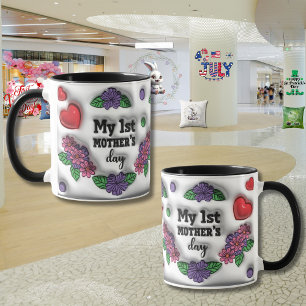 Mors dag "3D-effekt" Mugg