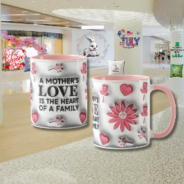 Mors dag "3D-effekt" Mugg