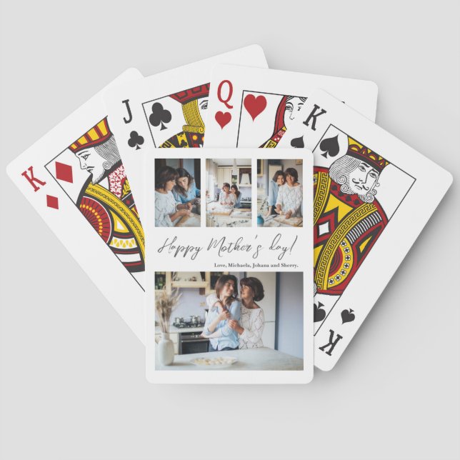 Mors dag 4 Fotokollage Casinokort (Baksidan)