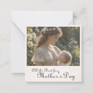 Mors dag - A Tender Garden Embrace Anteckningskort