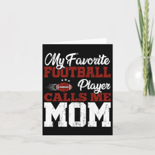 Mors dag American Football Player Mamma Sports fo Kort