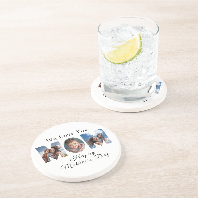 Mors dag Anpassningsbar 3 Fotokollage Underlägg (Sidan)